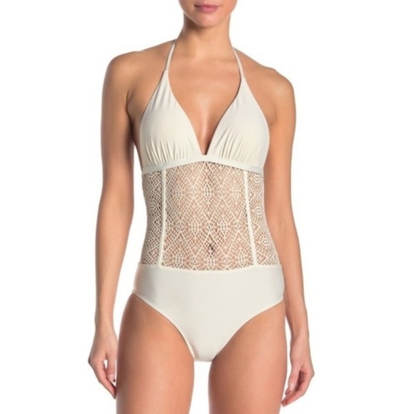 Ella Moss Crochet One-Piece Swimsuit‎ size XS - Picture 1 of 3